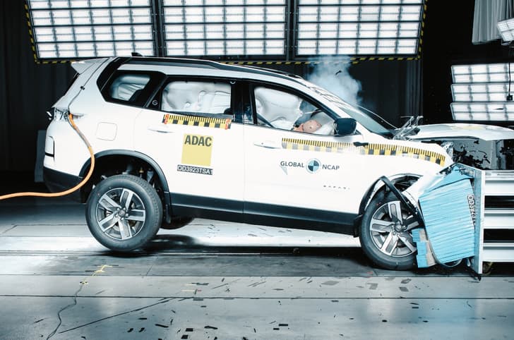 Tata Harrier Global NCAP crash test image