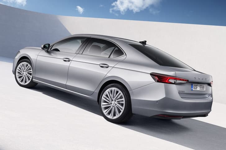 2024 Skoda Superb rear 2024 Skoda Superb rear