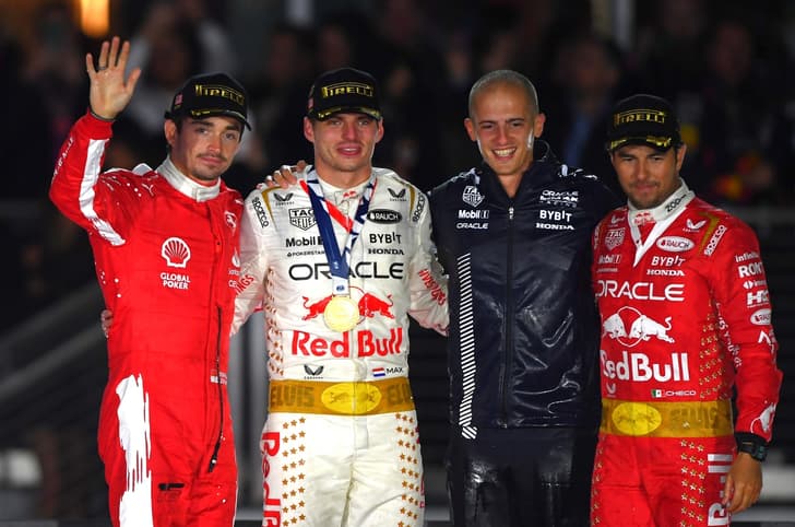 2023 F1 Las Vegas GP podium