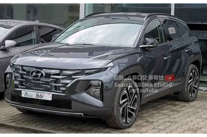 Hyundai Tucson facelift spied Hyundai Tucson facelift spied