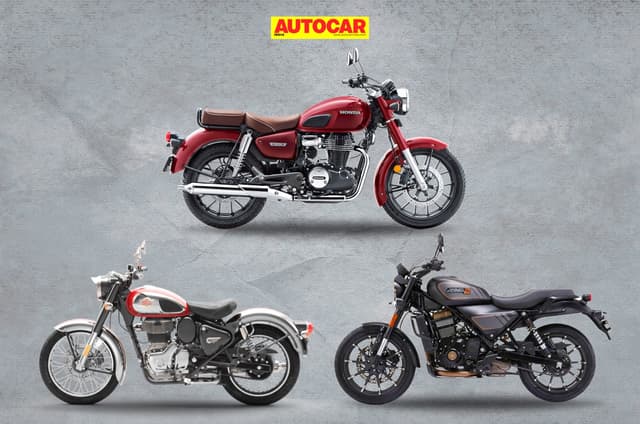 Honda CB350 vs Classic 350 vs Harley X440: specifications compared