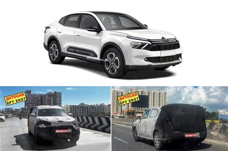 Citroen C3X spied in India Citroen C3X spied in India