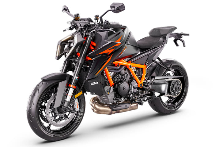 KTM 1390 Super Duke R orange. Super Duke 1290 price, engine, design, power.