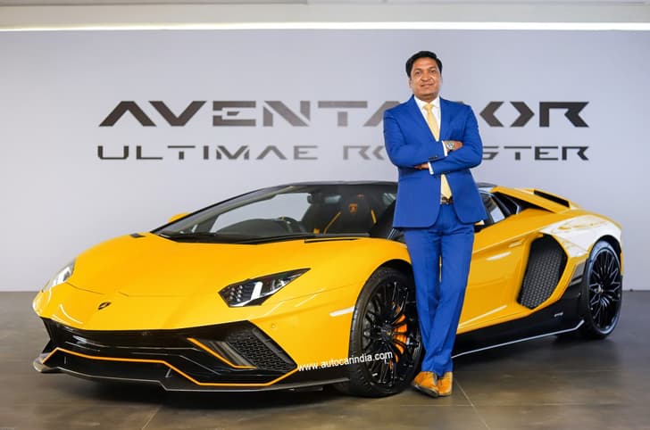 Sharad Agarwal, Head, Lamborghini India for the Aventador LP 780-4 Ultimae Roadster launch Sharad Agarwal, Head, Lamborghini India for the Aventador LP 780-4 Ultimae Roadster launch