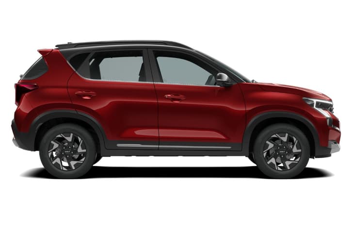 Kia Sonet facelift side profile Kia Sonet facelift side profile
