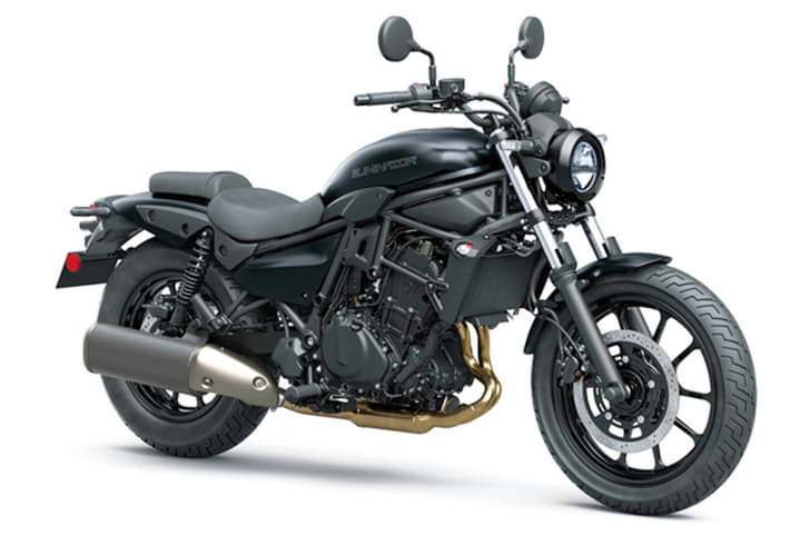 Kawasaki Eliminator 500 front studio shot. Kawasaki Eliminator price, engine, features, India launch details.
