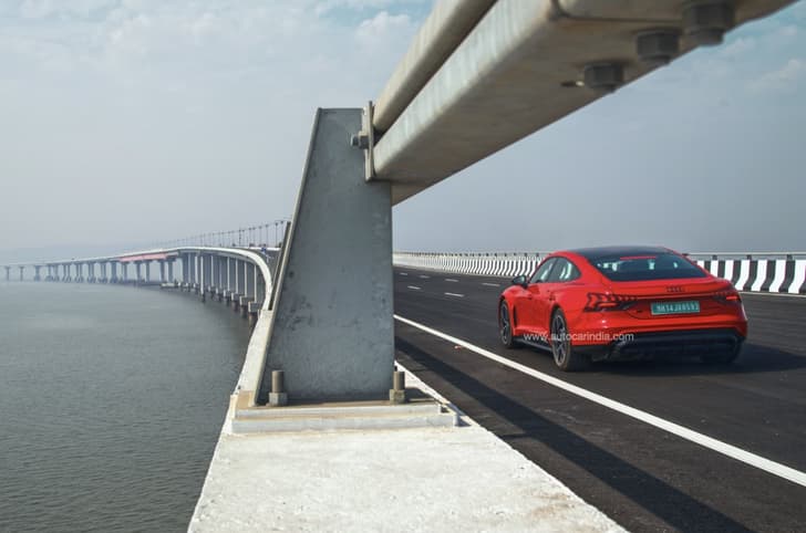 Audi RS e-tron GT on the MTHL Audi RS e-tron GT on the MTHL