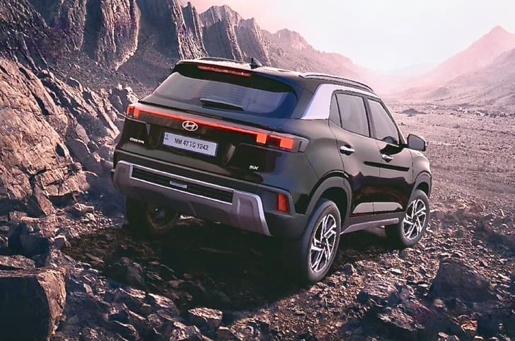 2024 Hyundai Creta facelift rear 2024 Hyundai Creta facelift rear