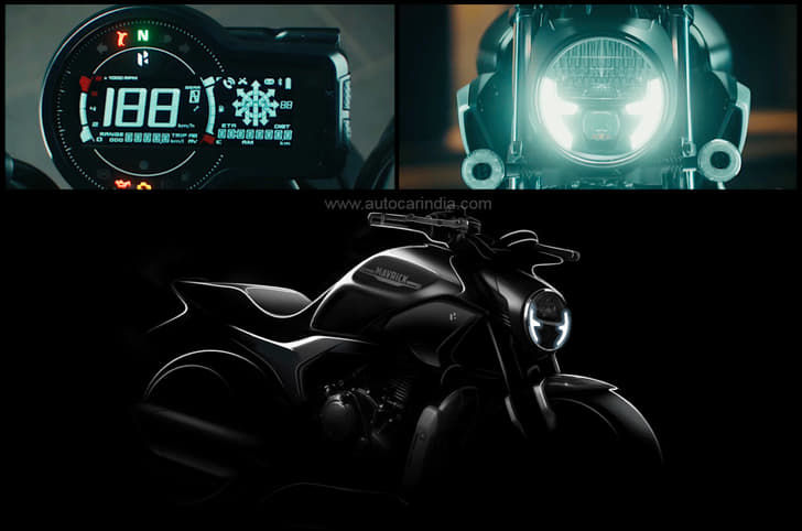 Hero Mavrick 440 composite image. Hero Mavrick price, design, digital dash.