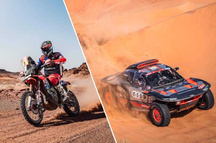 Dakar 2024 winners Ricky Brabec and Carlos Sainz