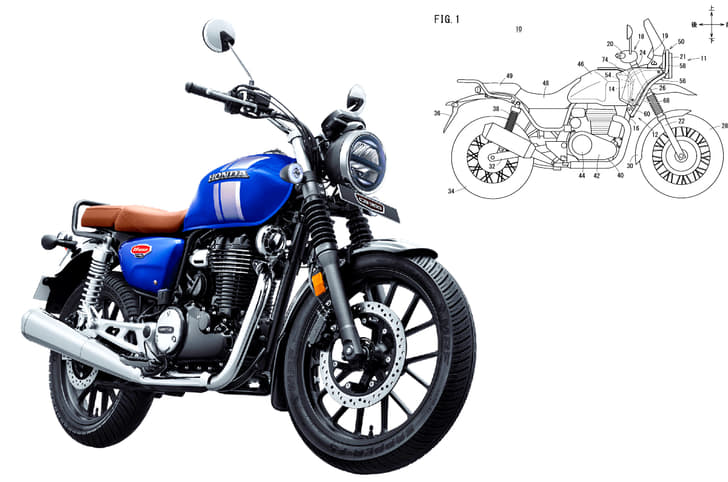 Honda CB350-based adventure bike in the works
