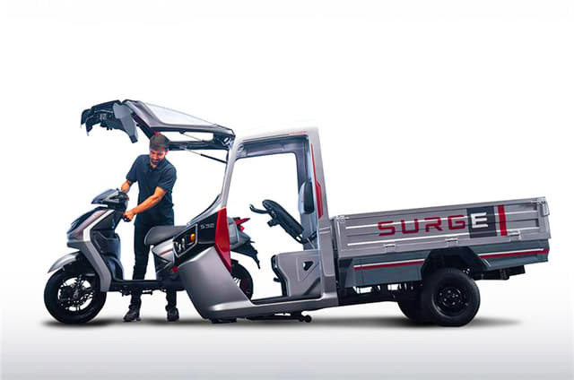 Hero-owned Surge unveils S32 e-scooter/three-wheeler hybrid