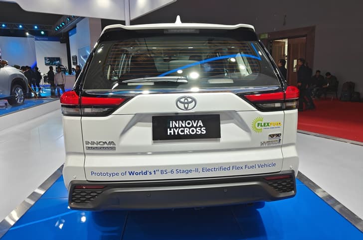 Toyota Hycross hybrid flex fuel