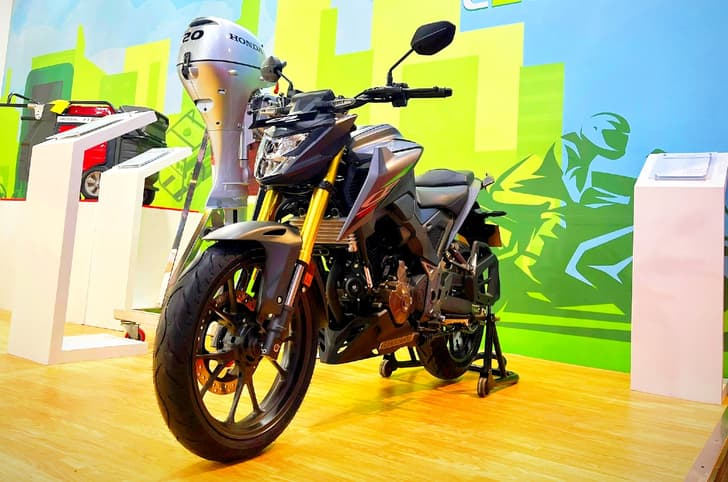 Honda CB300F flex fuel showcased at Bharat Mobility Expo 2024