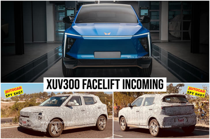 2024 Mahindra XUV300 spied 2024 Mahindra XUV300 spied