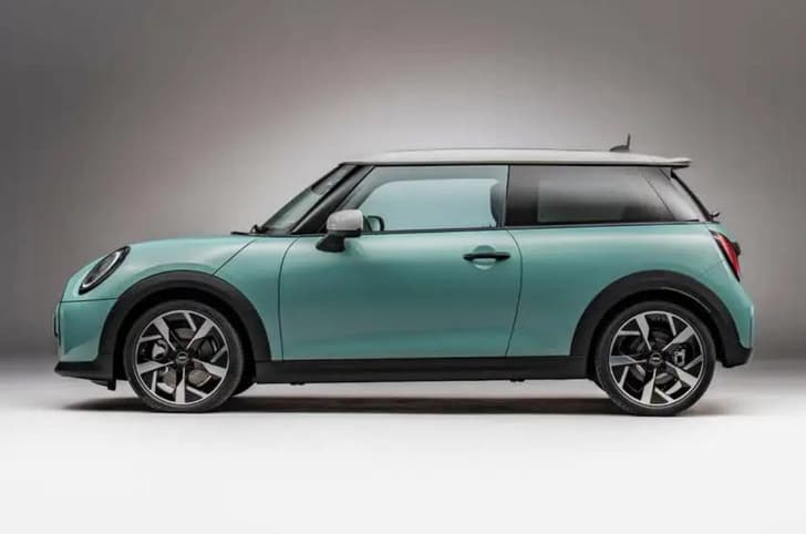 Mini Cooper petrol side profile Mini Cooper petrol side profile