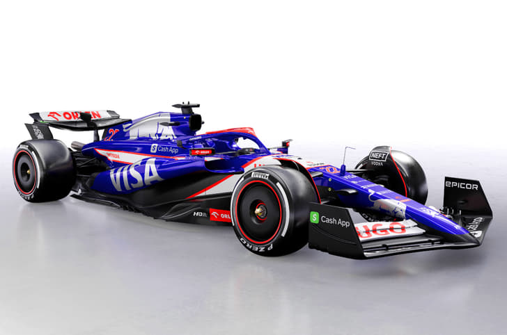Visa Cash App RB 2024 F1 racer