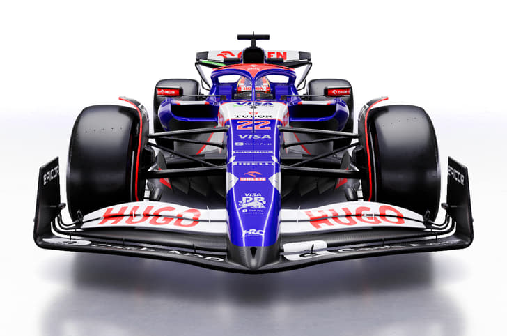 Visa Cash App RB 2024 F1 racer front