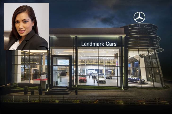 Mercedes-Benz's Landmark showroom, Sagree Sardien