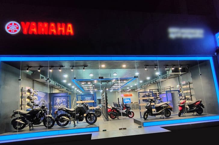 Yamaha now has 300 Blue Square showrooms operational