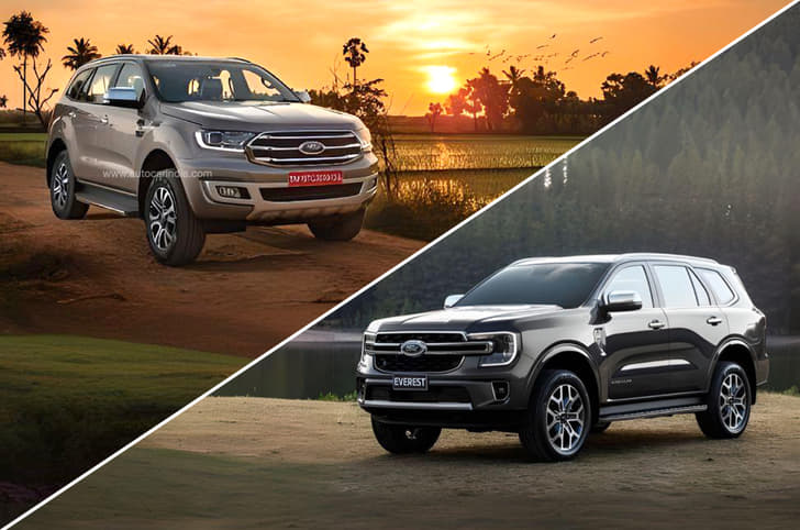 Ford Endeavour old vs new Ford Endeavour old vs new