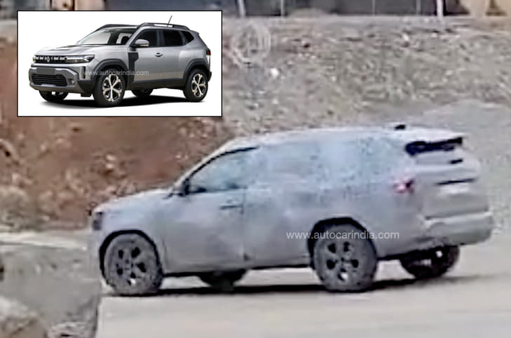 Renault Bigster, Duster 7 seat SUV spied Renault Bigster, Duster 7 seat SUV spied