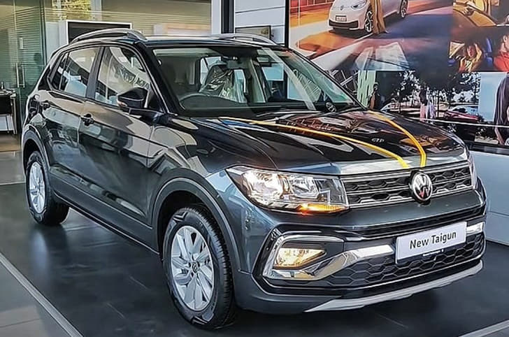 Volkswagen Taigun showroom