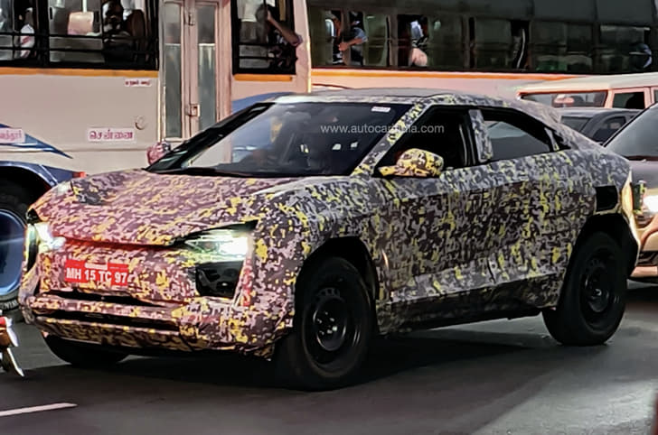 Mahindra BE.05 spied in India