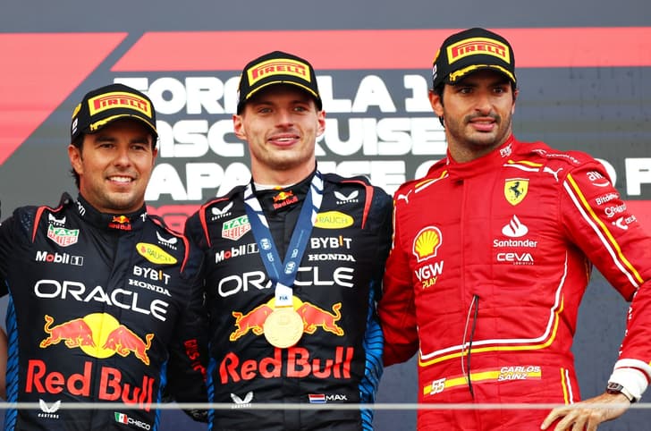 2024 F1 Japanese GP podium