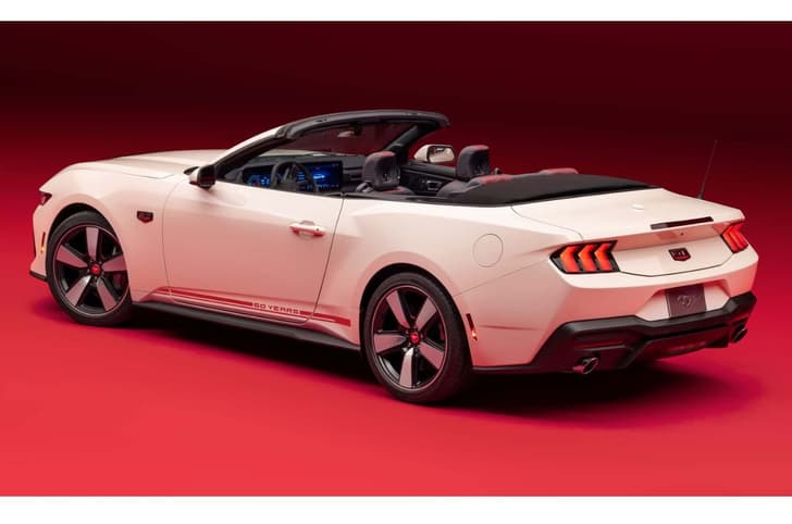 Ford Mustang 60th Anniversary Edition rear profile