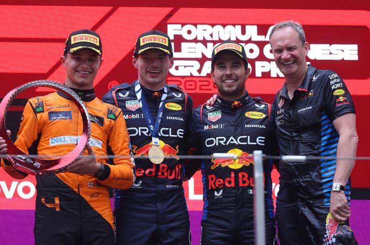 2024 F1 Chinese GP podium