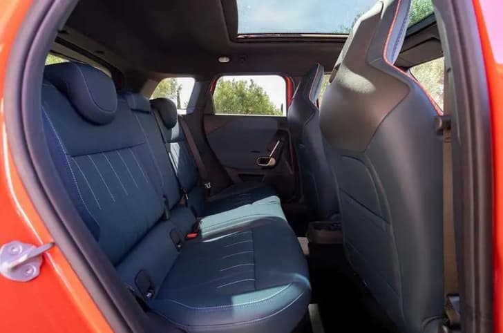 Mini Aceman EV rear seats Mini Aceman EV rear seats