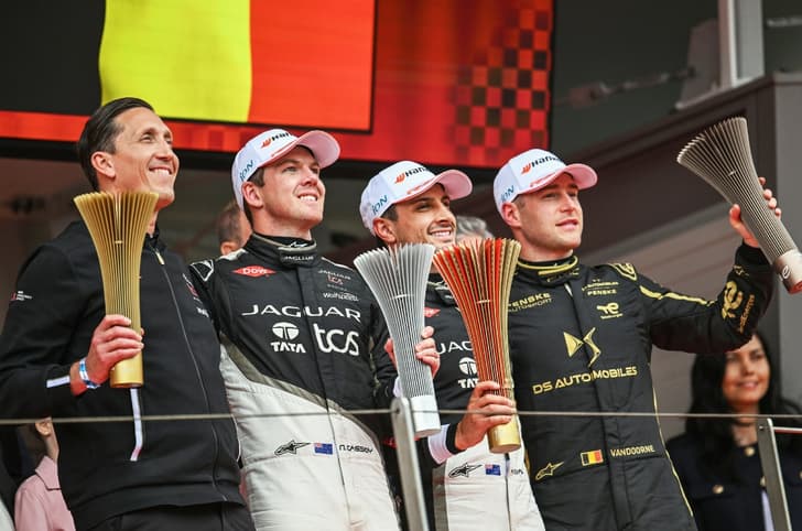 Formula E Monaco E-Prix podium