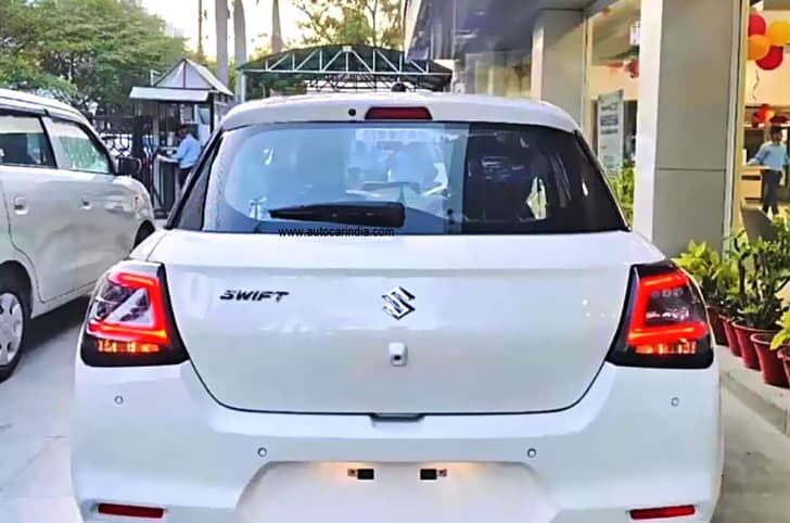 2024 Maruti Swift rear 2024 Maruti Swift rear
