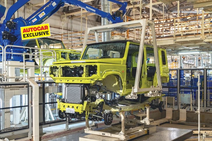 Maruti Suzuki Gurugram plant; Maruti Jimny production