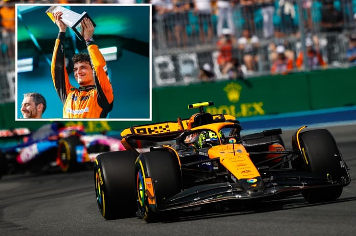 2024 F1 Miami GP winner Lando Norris