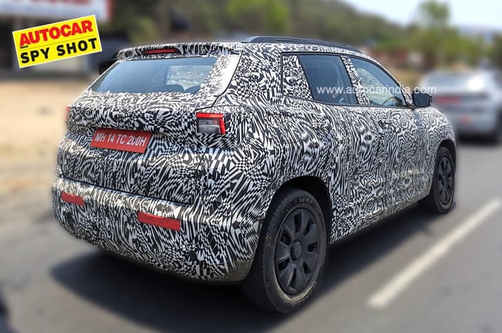 Skoda compact SUV spied Skoda compact SUV spied