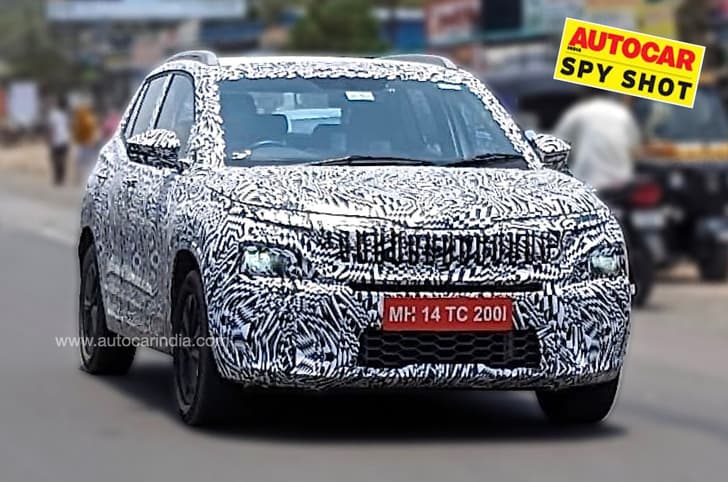 Skoda compact SUV spied Skoda compact SUV spied