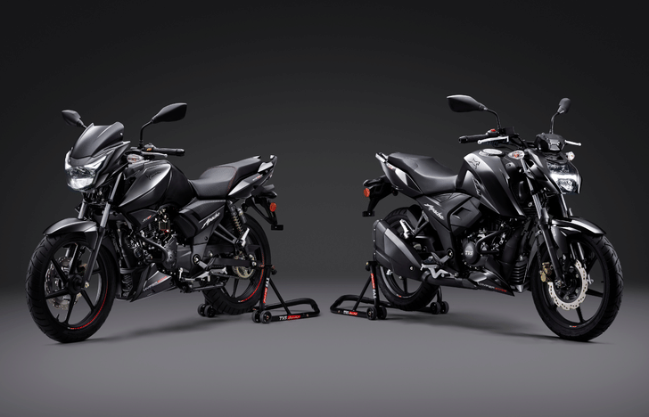 TVS Apache RTR 160 Black edition launched; prices start at Rs 1.20 lakh