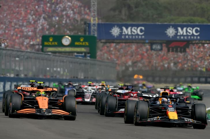 2024 F1 Imola GP Verstappen beats Norris