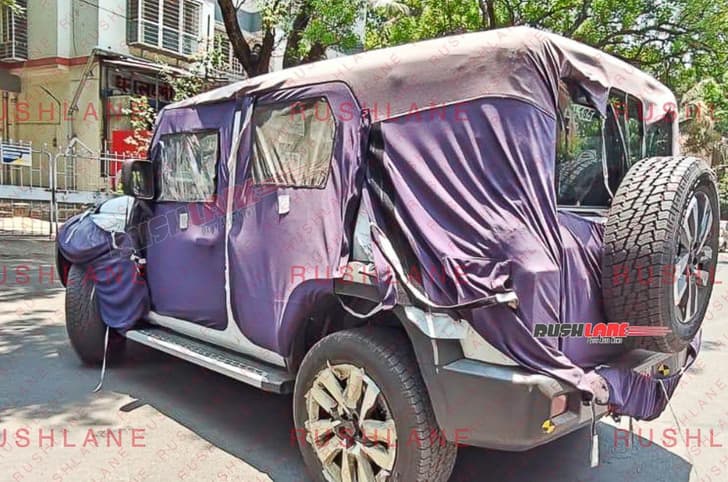 Mahindra Thar Armada near ARAI. 