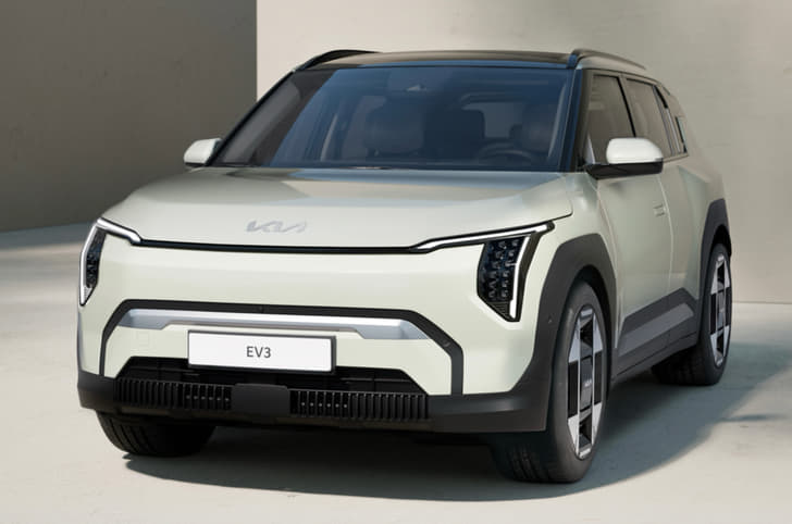 Kia EV3 front quarter Kia EV3 front quarter
