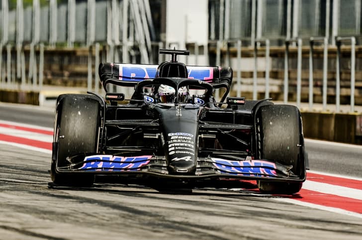 Kush Maini F1 test Alpine