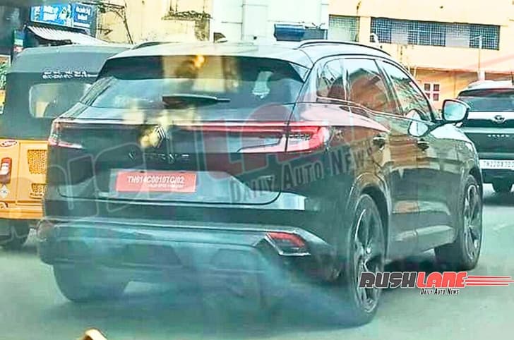Renault Austral hybrid SUV spied in India.