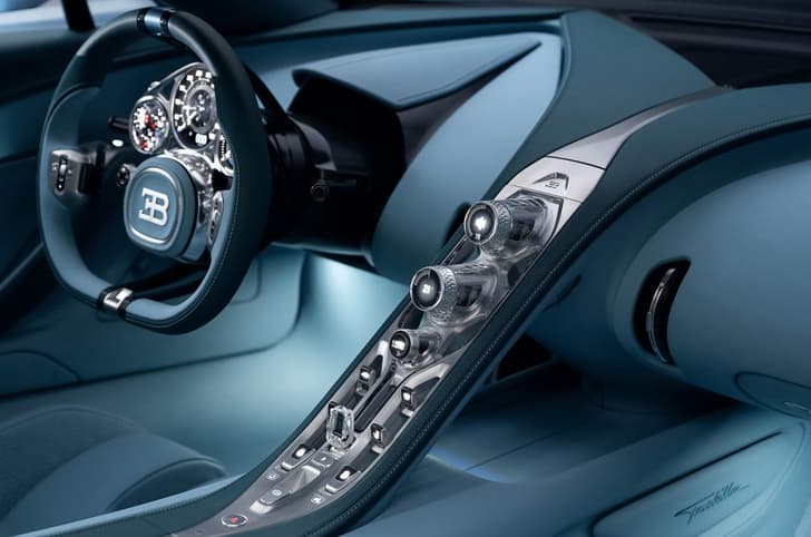 Bugatti Tourbillon interior Bugatti Tourbillon interior