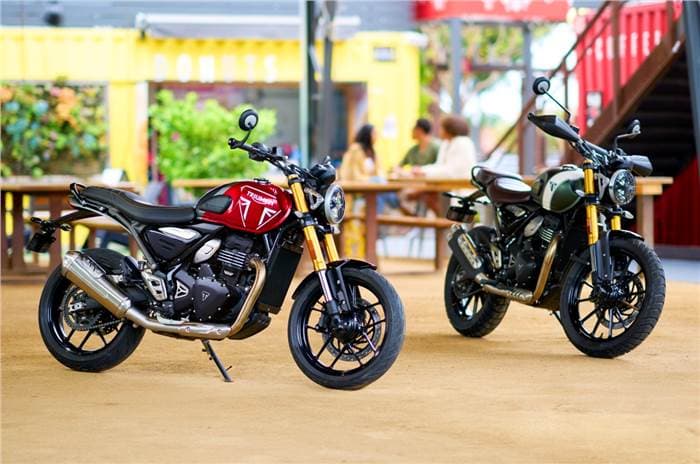 Triumph Speed 400, Scrambler 400X side by side