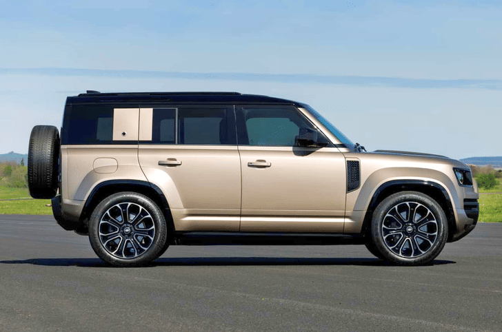 Land Rover Defender Octa side profile Land Rover Defender Octa side profile