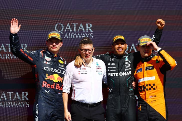 2024 F1 British GP podium