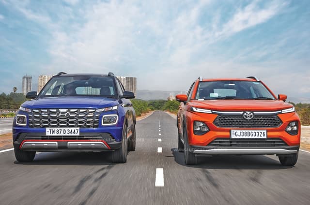 Toyota Taisor Turbo vs Hyundai Venue N Line comparison