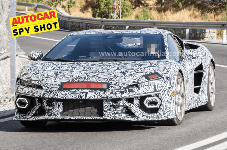 Lamborghini Huracan successor spied with production-ready bodywork